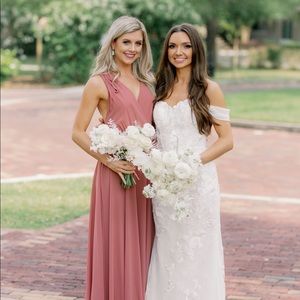 Lulus Dance The Night Away Rustless Rose Maxi